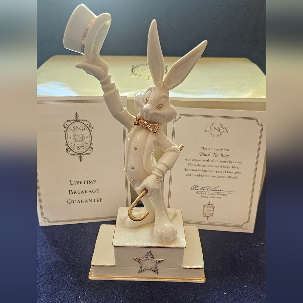 Retired Discontinued Black tie bugs Lenox
